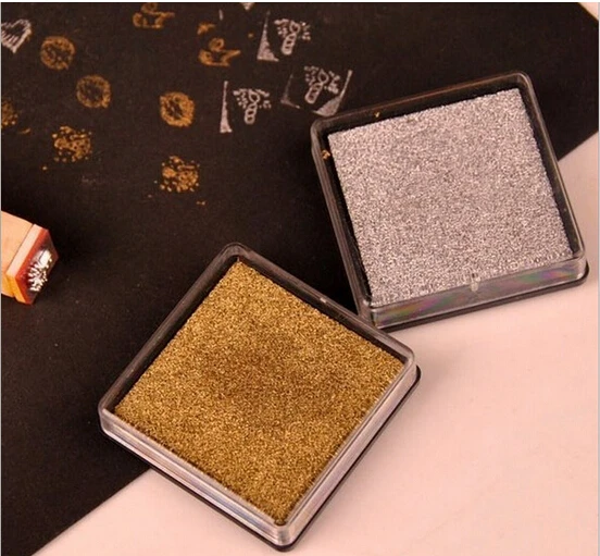 15Gradient Colors Ink Pads for Rubber Stamps Inks Concave Waist Seal