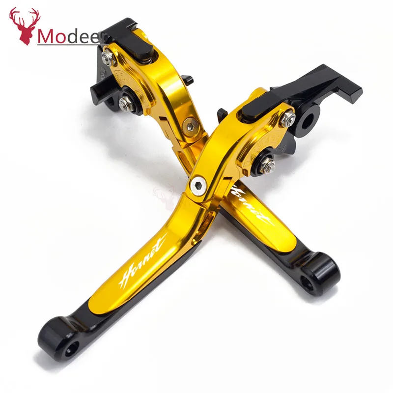Мотоцикла, настраиваемый, CNC сцепные рычаги для HONDA CB 599 600 HORNET 1998-2006 VTX1300 VTX 1300 2003-2006 2007 2008 - Цвет: Hornet Gold