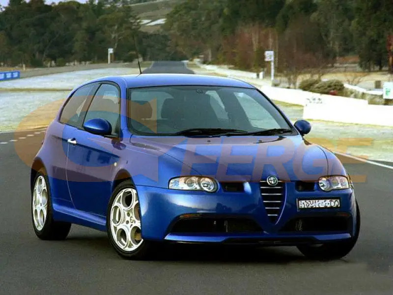 Для Alfa Romeo 147 2000 2001 2002 2003 2004 ксенон отличное ультра-яркая подсветка с холодным катодом(CCFL) Ангельские глазки комплект Halo Кольцо