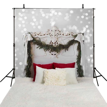 

Hot Headoard Bed Photography Backdrops Baby Newborn Backdrop For Photography Party Background For Photo Studio Foto Achtergrond
