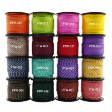 Novo mil especificação tipo i 3 strand núcleo 100 pés (31m) sobrevivência ao ar livre paraquedas cabo cordão paracord 2mm diâmetro micro cabo carretel