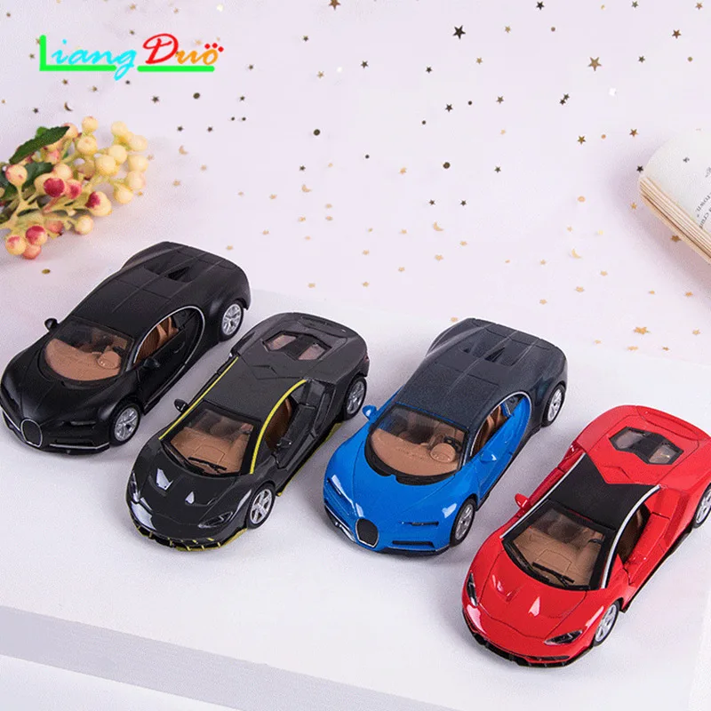 

1:36 gegoten Legering Baby Speelgoed Auto Kinderen Model Mini Auto Inertie Speelgoed Voertuigen Robot Figuur Autobot Bugatti