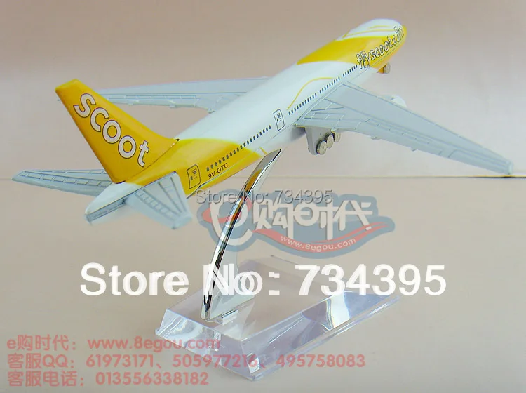 Singapore Airlines Boeing 777 Cool 16cm alloy metal aircraft model