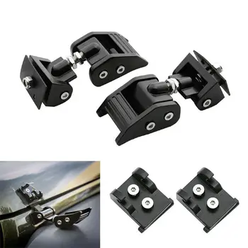 

1 pair Car Engine Lock Hood Latch Catch Cover Two Color Latch Catch Fits for Jeep Wrangler JK JKU 2007-2017 Car Accessories