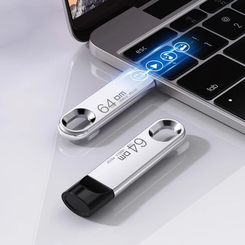  DM PD137USB Flash Drive 128GB Metal Pendrive USB 3.0 Memory Stick 64GB pen Drive Real Capacity 32GB