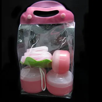 

Clear pvc cosmetic bag,packing bag gift bag,Free shipping. size:23*16*7cm 100piece\lot