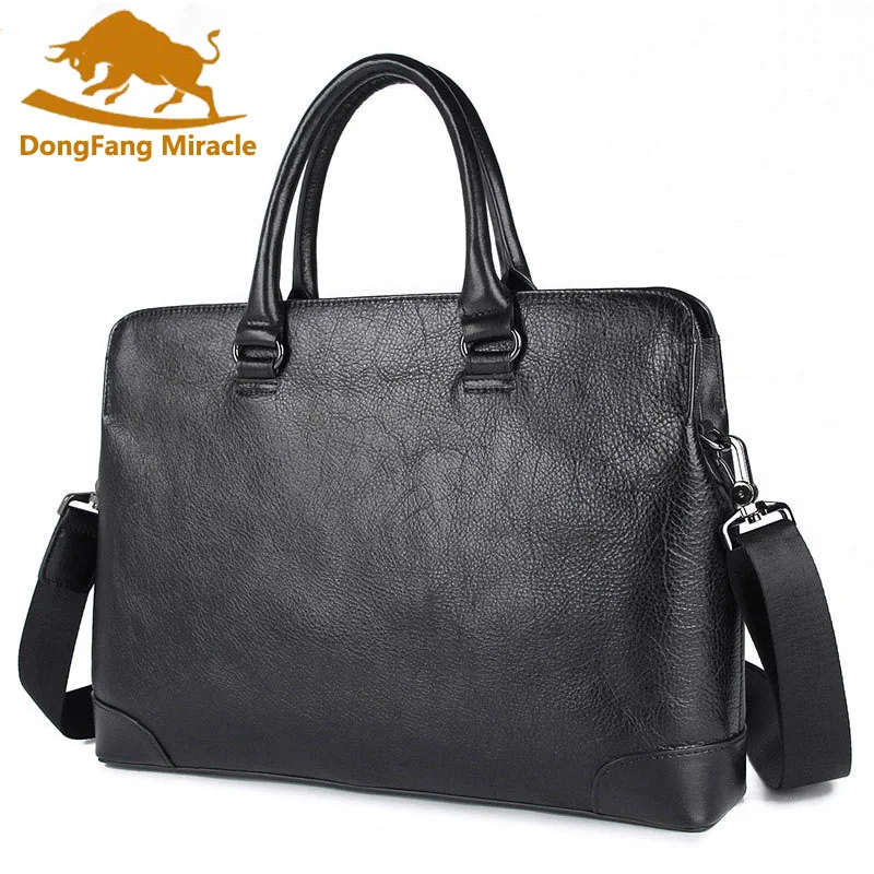 

Men Business Work Handbag Genuine Leather Tote Bag Briefcase Male Laptop File Package Satchel Messenger Crossbady Bags