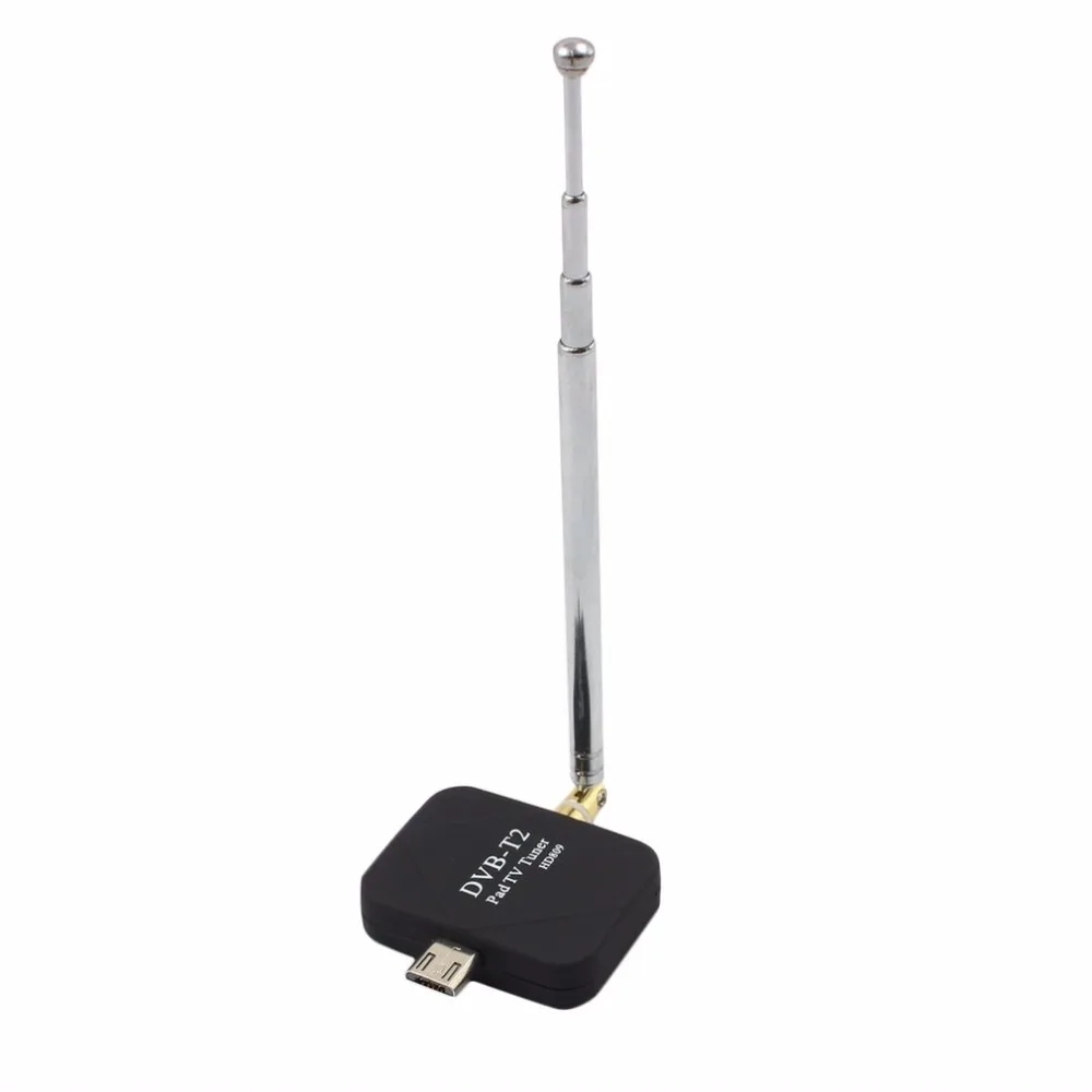 HD цифровой ТВ приемник USB DVB-T2 ТВ-палка для телефона Android Pad D ТВ спутниковый приемник Micro USB часы ТВ DVB-T2 сигнал HD809
