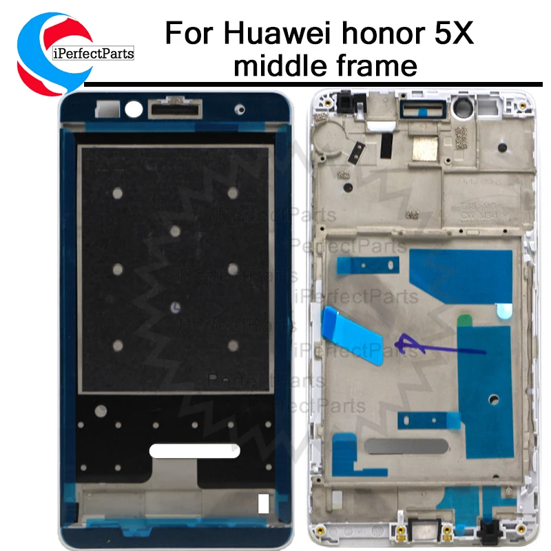 

for Huawei Honor 5X LCD Housing Middle Faceplate Mid Frame Bezel Replacement Repair Parts with tools free shipping