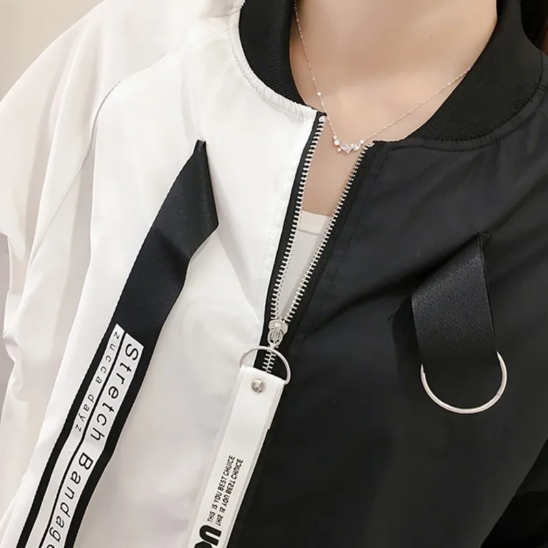 Basic Jackets Women 2019 Autumn Winter New Fashion Patchwork Jacket Coats Ladies Casual Long Sleeve Applique Chaquetas Female Basic Jackets Women 2019 Autumn Winter New Fashion Patchwork Jacket Coats Ladies Casual Long Sleeve Applique Chaquetas Female