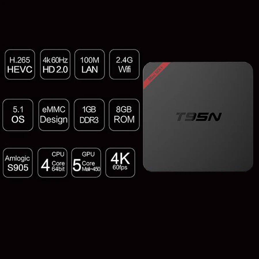 nsendato t95n мини-МХ плюс андроид 4 ядра квада amlogic s905 с разрешением uhd 4 к коробка xbmc на коди умные телевизоры с поддержкой miracast и DLNA и IP тв комплект топ коробка ТВ-Эс nsendato t95n мини-МХ плюс андроид 4 ядра квада amlogic s905 с разрешением uhd 4 к коробка xbmc на коди умные телевизоры с поддержкой miracast и DLNA и IP тв комплект топ коробка ТВ-Эс