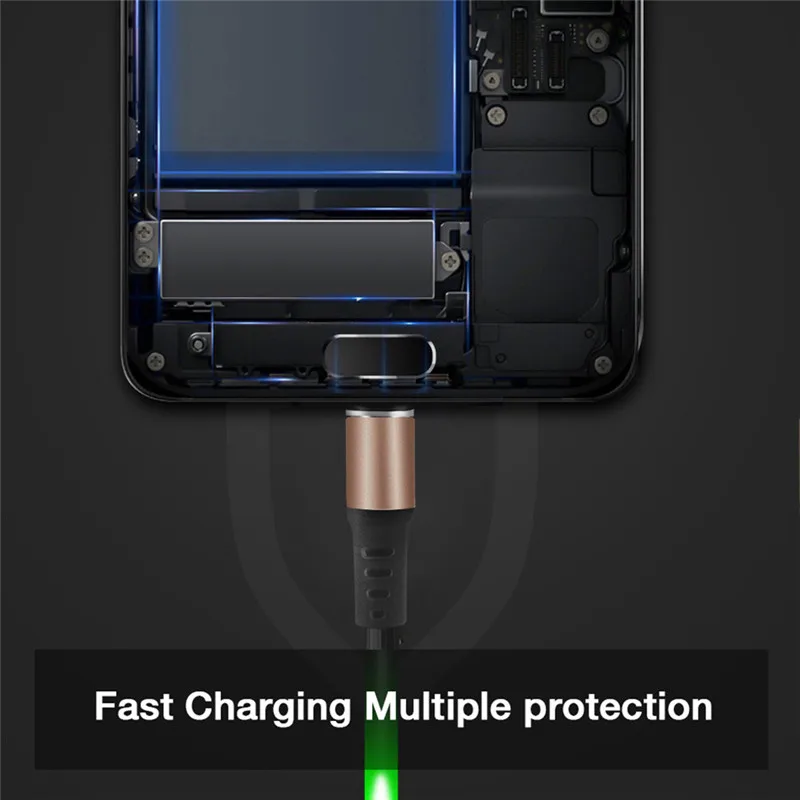 Micro type-C usb кабель для зарядки Магнитный кабель для зарядного устройства регулятор громкости танцевальный светодиодный кабель для зарядного устройства для huawei samsung