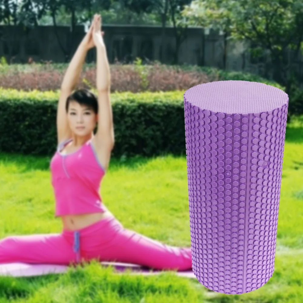 Йога Foam Roller 30 см тренажерный зал блок для йоги Фитнес Ева плавающей триггерный для упражнения физической массаж 3 цвета