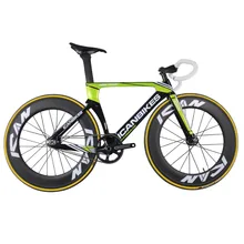 2016 Ican Super light 6.98kg carbon track bike aero completed track bicycle full carbon bikes fixed gear bike AC135