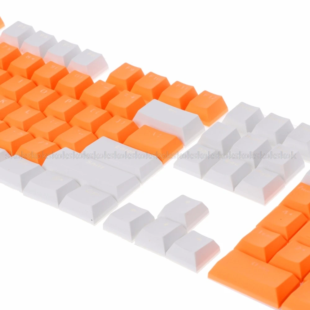 Translucent Double Shot PBT 104 KeyCaps Backlit For Cherry MX Keyboard Switch Jy19 19 Dropship