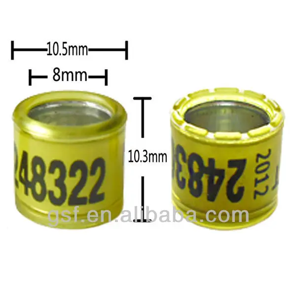 

for sell 8mm colorful racing pigeon rings