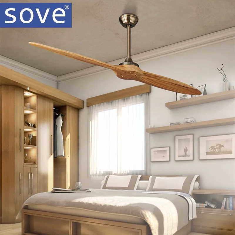 sove brown vintage ceiling fan with lights remote control ventilador sheet fan