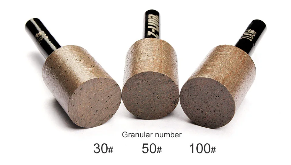Z-LEAP 3 шт Алмазного спеченного шлифовальной Мрамор Гранит камень отверстие Groove ограночного использованы на станке и дрель Грит 30-100