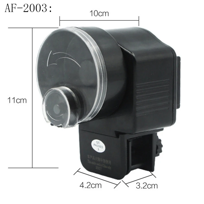 LCD Automatic Fish Feeder Electronic Automatic Feeders for Aquarium Fish Tank Timing&Feed Weight Control Automatic Tank