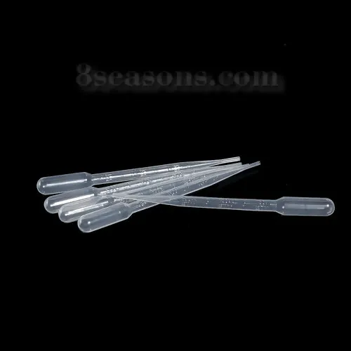 

5PCs/Set 15.6x1.3cm Plastic Resin Jewelry Tools Disposable Transfer Pipettes Clear for For badge Making DIY Craft Supplies