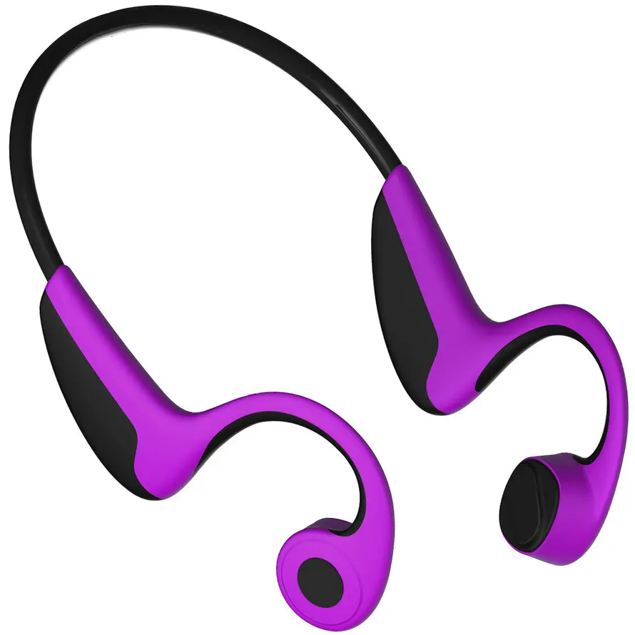Bone Conduction Headphones Sweatproof HiFi Stereo Earbuds Sport Wireless Bluetooth Noise Cancellation for iPhone Android Devices