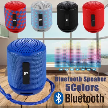 

TG129 mini Speaker Waterproof Bluetooth Speaker Outdoor Wireless Speakers Mini Column Box Loudspeaker FM TF