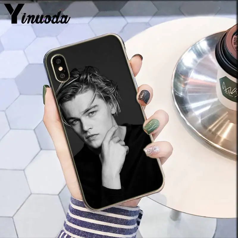 Yinuoda Leonardo Di Caprio young leo чехол для телефона с узором для iPhone 6S 6plus 7plus 8 8Plus X Xs MAX 5 5S XR 11 11pro 11promax - Цвет: A9