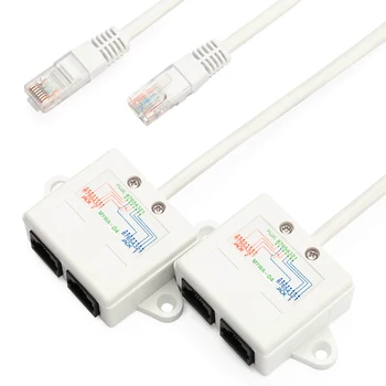 

BELNET RJ45 connector network cable splitter Ethernet splitter internet cable splitter two PC share one cable simultaneously