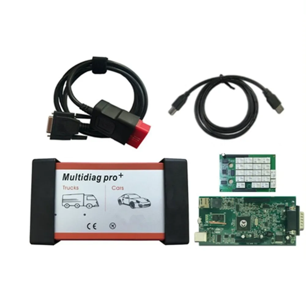 2018 Новый Multidiag Pro с реле зеленый сканер PCB 2015.R3 программное обеспечение Bluetooth OBD2