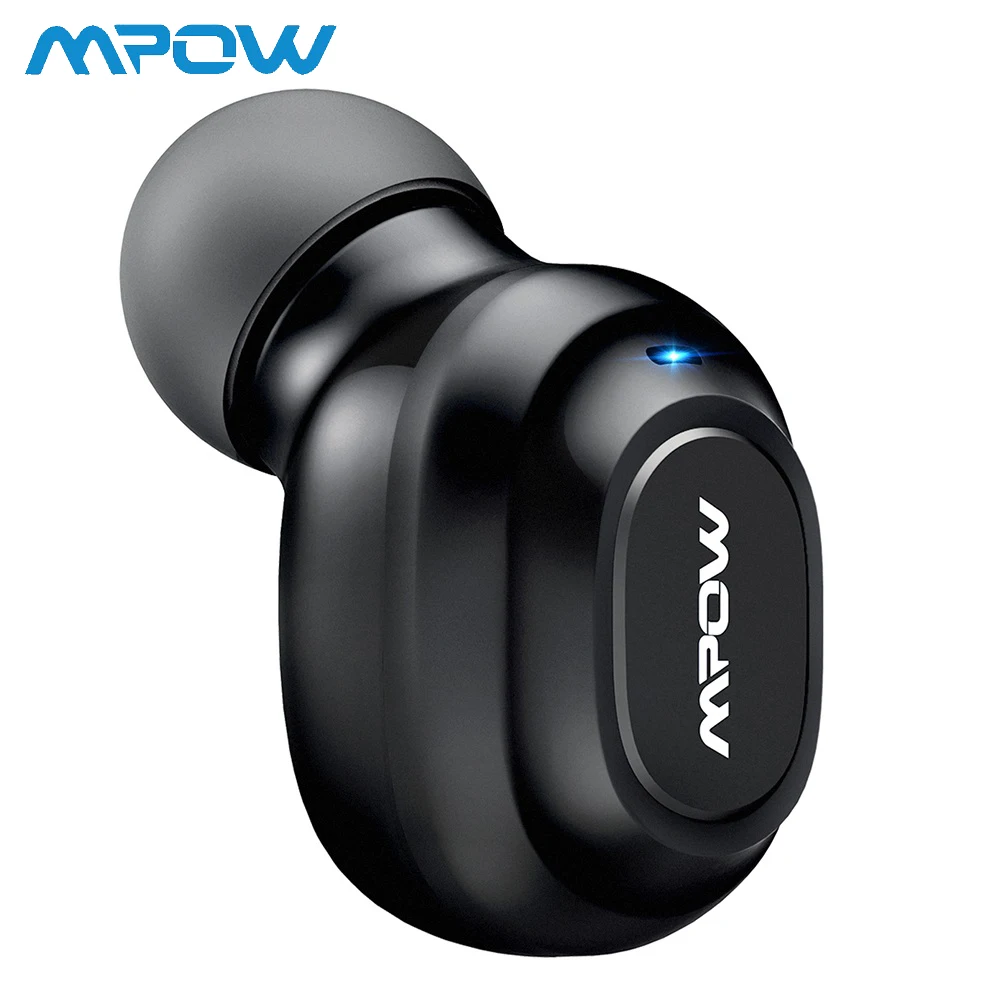 

Mpow EM13 Bluetooth Earpiece Mini Wireless Earphones V4.1 Bluetooth Earbuds With Mic 6 Hours Playtime for iPhone 7/ iPhone X