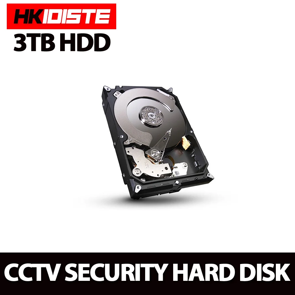 

HKIXDISTE 3.5 inch SATAIII Hard Disk Drive 3TB HDD 64MB 7200rpm for CCTV System DVR NVR Camera Surveillance Kits