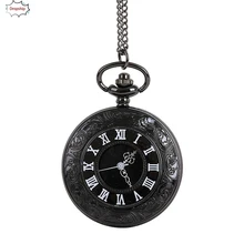 GEMIXI мужские карманные часы винтажные цепи самый большой Карманный Брелок часы ожерелье для Дедушки папы часы Ретро Прямая Dec17