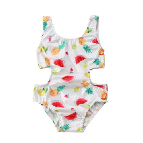 Toddler Child Kids Baby Girls Infant Watermelon Swimsuit Swimwear