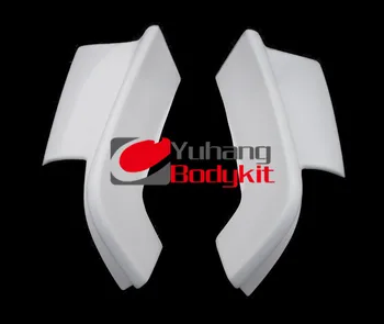 

R33 GTS Top-Secret Style Fiber glass FRP OE Rear Bumper Spats Extension pair