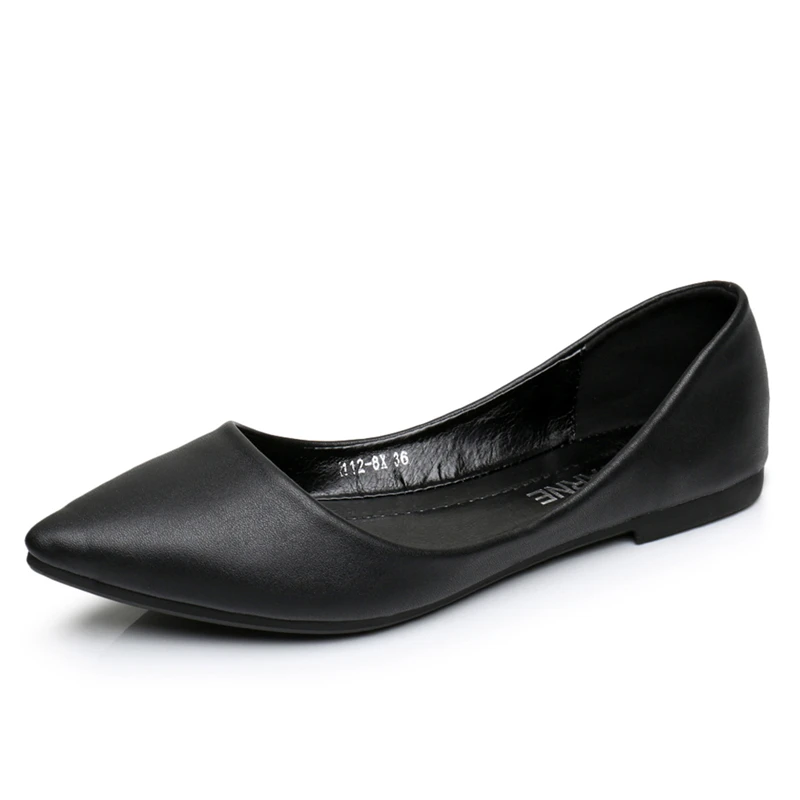 new spring and summer pointed flat flat bottom soft bottom female casual shoes