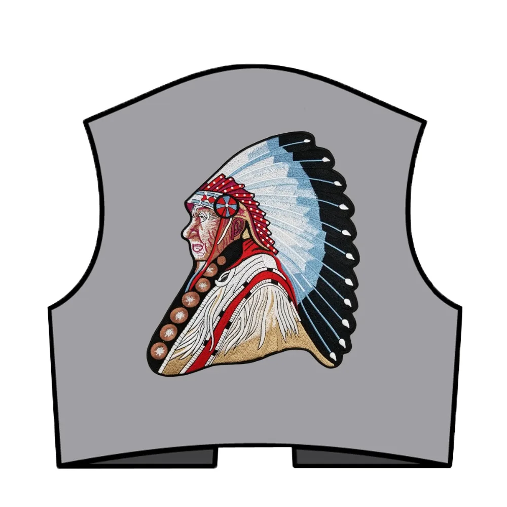 L170727-5 Indian Chief Patch (2)