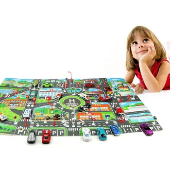 

Baby Toys Car 3 Cute Plastic Pull Back Toy Cars Map for Child Wheels Mini Car Model Funny Kids Toys for Boys
