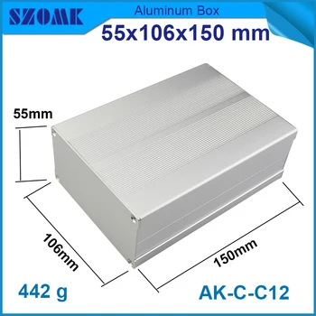 

1 piece aluminum enclosure in silver color box for electronic project used for gps tracker which fit 50x96mm