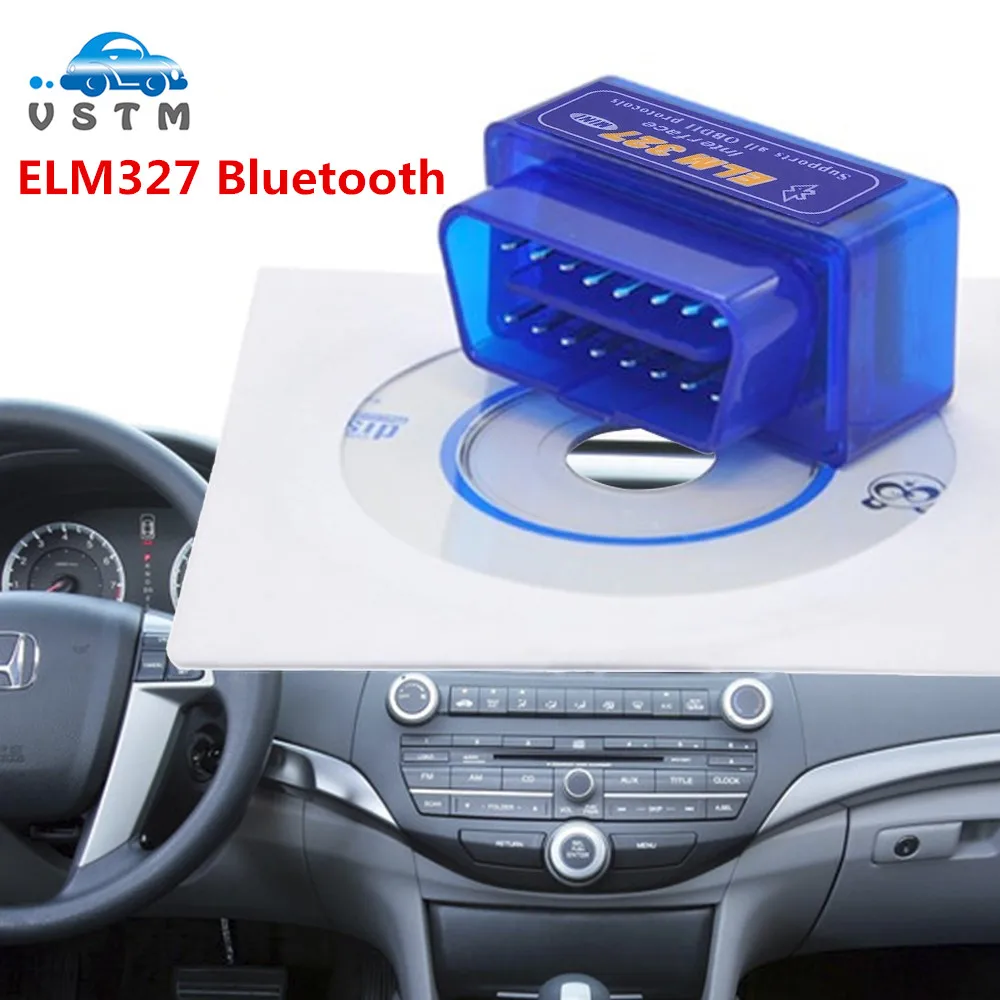 Супер Мини ELM327 Bluetooth V2.1 OBD2 автомобильный диагностический инструмент ELM 327 Bluetooth для Android/Symbian для OBDII протокола