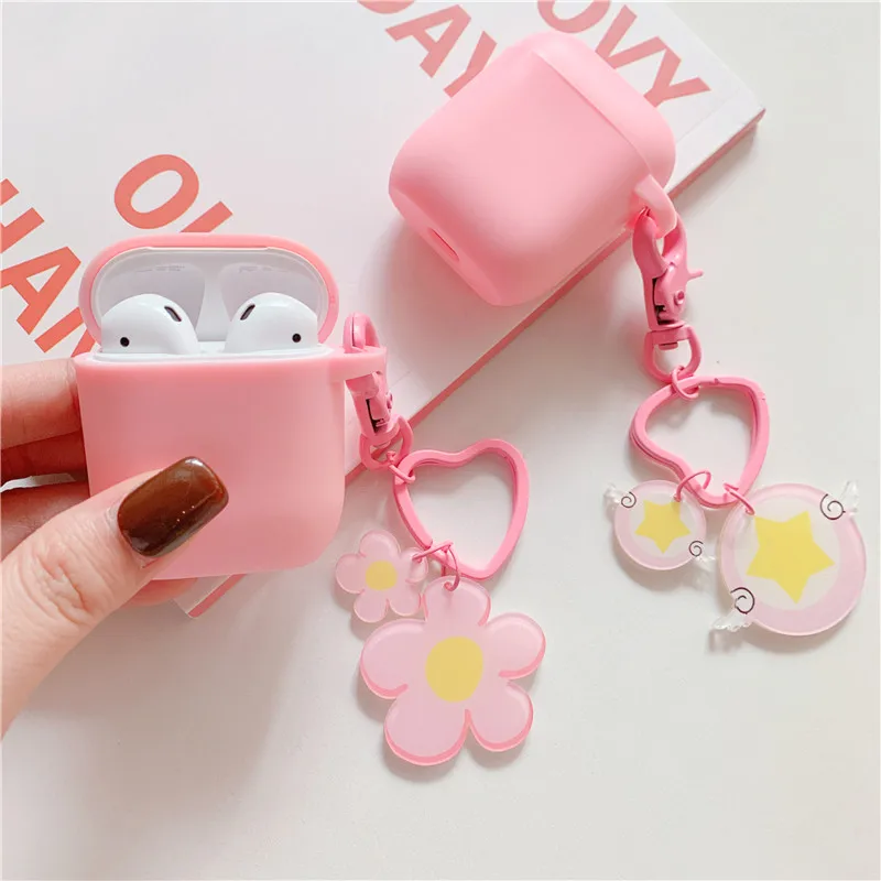 

Cute Sailor Moon Case For Apple Airpods Accessories Bluetooth Earphone Cover Silicone Headphones Cases For Air pods Keychain