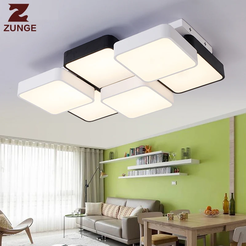 

ZUNGE living room led ceiling lamp bedroom light study warm magic cube P265 dimming lamps