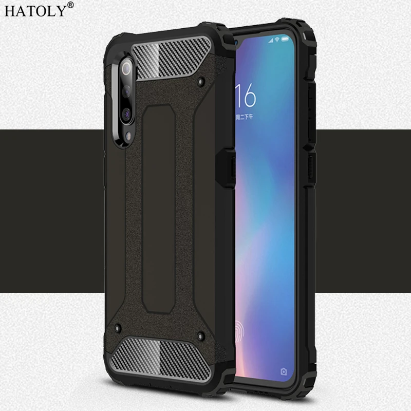 Чехол для Xiaomi Mi 9 противоударный прочный армированный Жесткий силиконовый