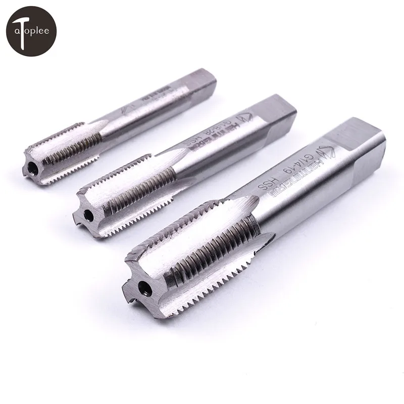 1PCS 8mm 10mm 13.5mm Thread Diameter Pipe Thread Tap/NPT HSS Straight