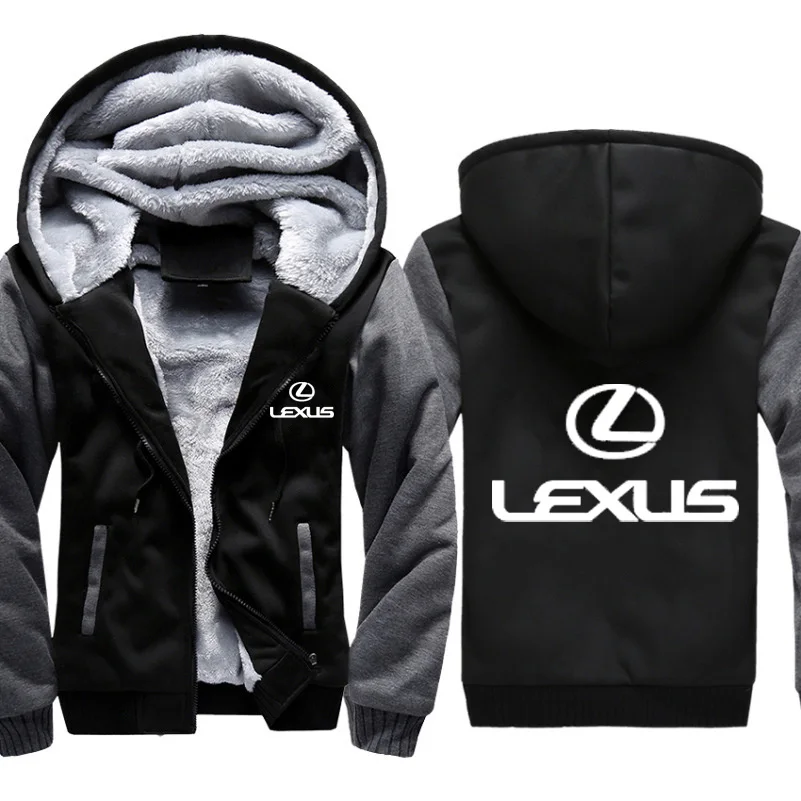 Толстовки мужские чехол с логотипом Lexus куртка с принтом мужские s толстовки Зимний толстый теплый флис хлопок молния камуфляж реглан мужские s пальто куртка - Цвет: 807