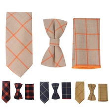 Мужские галстуки, наборы, Классические мужские галстуки, набор, деловые галстуки-бабочки, мужские хлопковые Узкие галстуки