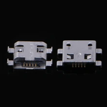 OOTDTY 10 шт. Тип B Micro USB 5 Pin гнездо зарядного устройства Разъем Порт гнездо