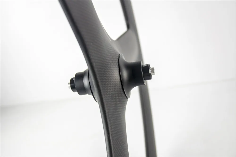 Flash Deal 3 spoke carbon wheel   Tri Spoke Wheels Tubular  fixed gear wheelset china bicycle Wheels hot sale 5