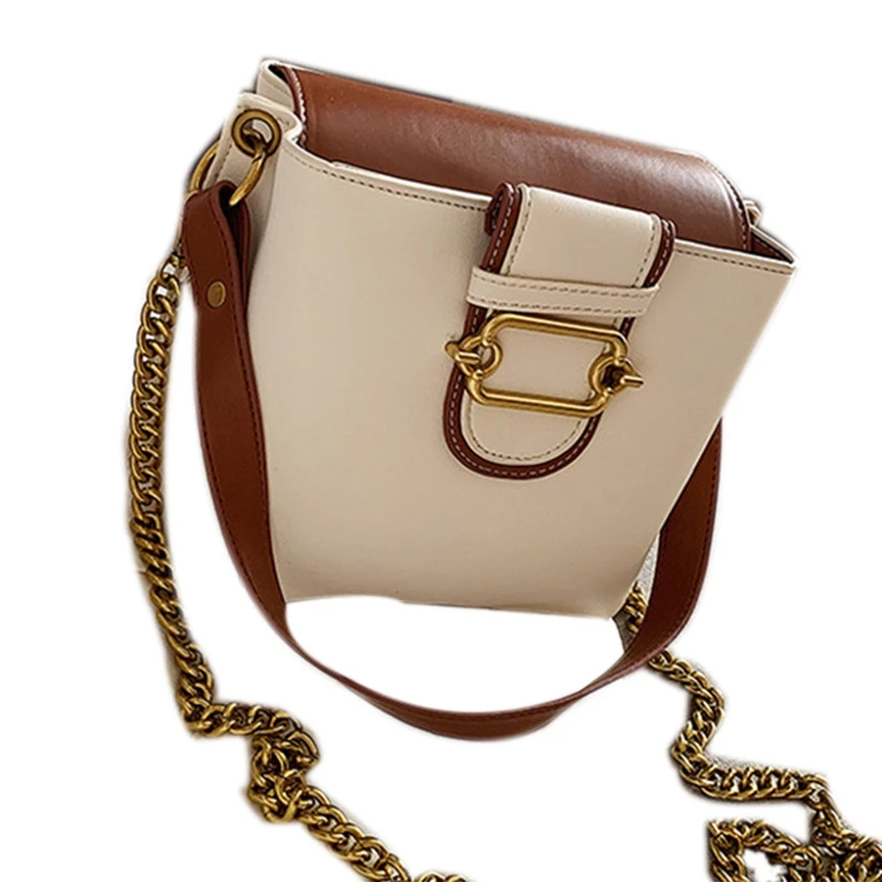 

Summer Bag Female Broadband Wild Shoulder Bag Fashion Chain Bucket Bag Large Capacity Messenger Bag