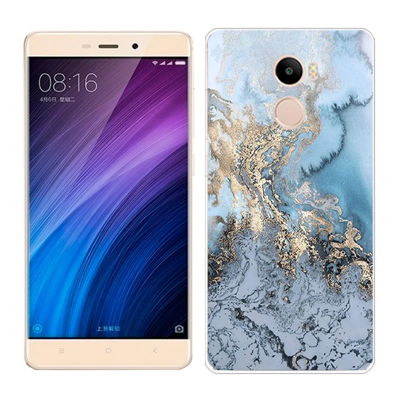 07 Чехол для телефона для Xiaomi Redmi 4 задняя крышка для Hongmi 4 Чехлы Redmi4A силиконовые чехлы для телефона TPU Мягкий пейзаж раскрашенный чехол - Цвет: 07