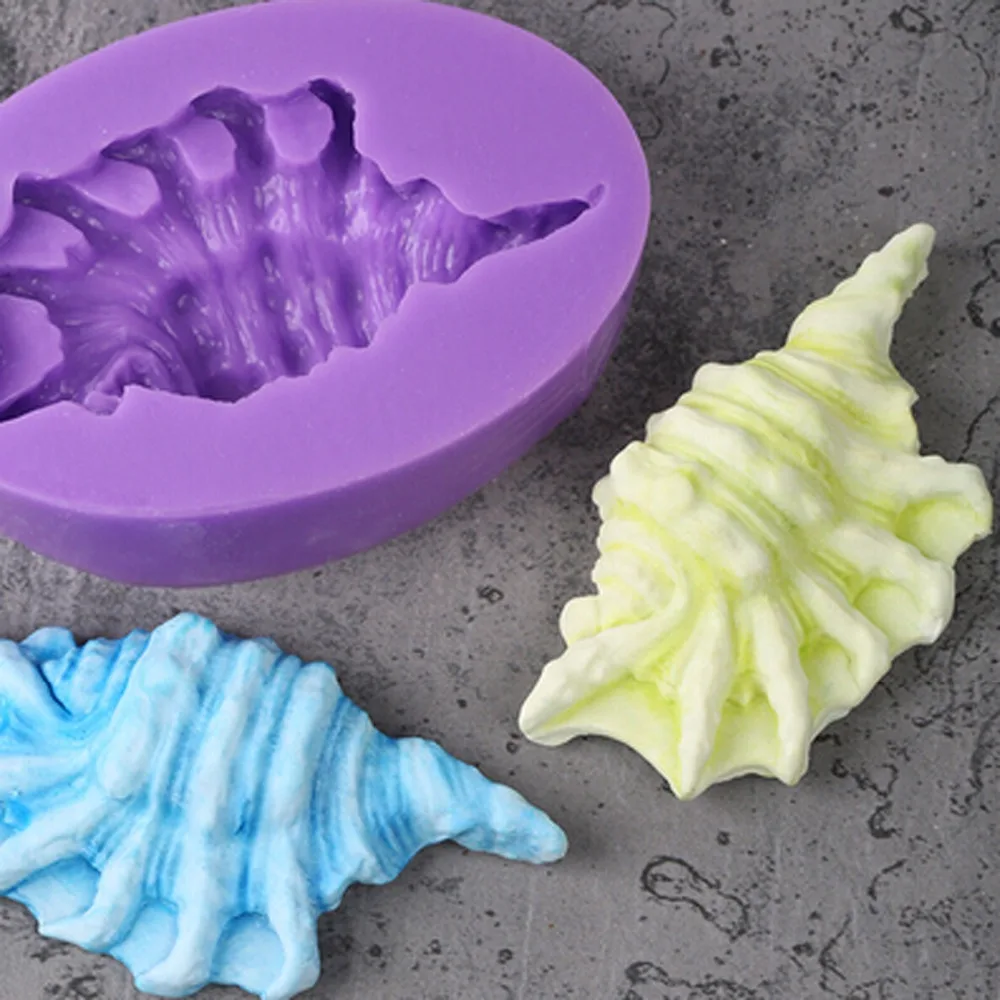 Yueyue Sugarcraft море В виде ракушки силиконовые Формы для тортов Помады Украшения Торта Инструменты gumpaste шоколадные конфеты Мыло Fimo глины формы